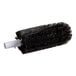 A cylindrical black replacement glass washer brush with a white plastic base, designed for electric washers.