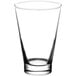 a clear glass with a white background