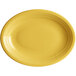 a yellow plate with a yellow circle