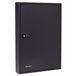 A black steel Barska key cabinet with combination and key locks.