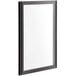 An Avantco black rectangular frame with a white surface.