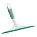 A green and white Libman window squeegee with a hanging loop.
