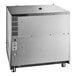 A grey rectangular Moffat Turbofan convection oven with a black border and buttons.