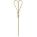 A pair of Bamboo by EcoChoice heart-shaped food picks.