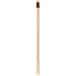 A pair of Bamboo by EcoChoice trident skewers with wooden sticks.