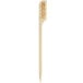 A Bamboo by EcoChoice wooden stick with writing that says "Natural" on it.