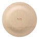 A Bambu Veneerware bamboo plate with the word bamboo on it.