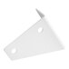A white metal tripod bracket with two holes, designed for use with Estella DSC67 and DSC78 dough sheeters.