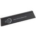 A black rectangular polypropylene blade guard with white text that reads "Mercer Culinary"