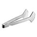 Amefa 18/10 Stainless Steel Serving Tongs with white handles.