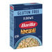 A box of Barilla gluten-free elbow pasta with a blue label.