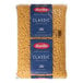 A package of Barilla Elbow Pasta with white text.