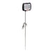 An adjustable head digital candy and deep fry probe thermometer with a long metal stem and digital display.