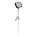 An adjustable head digital candy and deep fry probe thermometer with a metal stem and digital display.