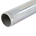 A close-up of a 32 1/4" galvanized steel leg.