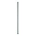 A 32 1/4-inch galvanized steel leg for work tables.
