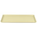 A rectangular white Cambro dietary tray.