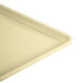 A white Cambro dietary tray with a rectangular shape.