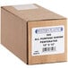 A brown box with a white label for Western Plastics 12" x 12" Perforated All-Purpose Shrink Wrap.