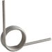 A metal spring with a metal ring on it, the Vollrath 236121 spring for food dishers.