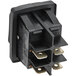 A black Avantco switch with three terminals.