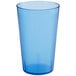 A blue plastic Choice pebbled tumbler.