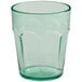 A green Choice plastic tumbler with a paneled design.