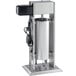 An Avantco stainless steel sausage stuffer motor with a silver cylinder.