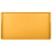 A rectangular yellow Cambro dietary tray.