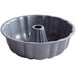 A close-up of a Fox Run fluted bundt cake pan.
