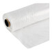 A roll of clear plastic Lavex mattress bags.