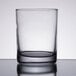 An Anchor Hocking Concord double old fashioned glass on a table.