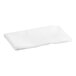 A stack of clear gusseted polyethylene pallet covers.