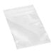 A clear plastic bag with a zipper.