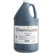 A bottle of Chefmaster Royal Blue Liqua-Gel Food Coloring with a white label.