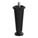 A black plastic adjustable leg for a Bunn Granita / Slushy Machine.