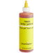 A Chefmaster Neon Brite Yellow bottle of liquid food coloring with a yellow label.