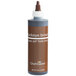 A brown Chefmaster Liqua-Gel food coloring bottle with a white cap.