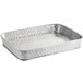 A silver rectangular Tablecraft stainless steel platter with a diamond pattern.