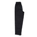 A close up of Chef Revival unisex black chef pants with a side zipper.