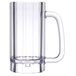 GET 00086 SAN Plastic 16 oz. Beer Mug - 24/Case