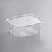 A clear plastic Choice deli container with a lid.