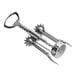 A stainless steel Choice wing corkscrew with a silver handle.