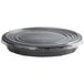 A black plastic Emperor's Select sushi tray with a clear lid.
