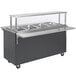 a food cart with a top shelf