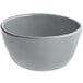 An American Metalcraft Crave storm melamine bouillon cup on a white background.