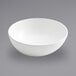 An American Metalcraft white slanted melamine bowl.