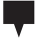 A black rectangular chalkboard spear with a white background.