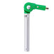 A Unger cranked joint angle adapter with a green and silver plastic handle.