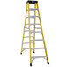 a ladder with a yellow ladder